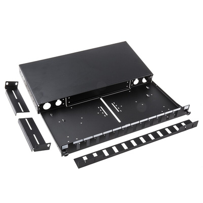 RS PRO 12 Port Fibre Optic Patch Panel, 1U