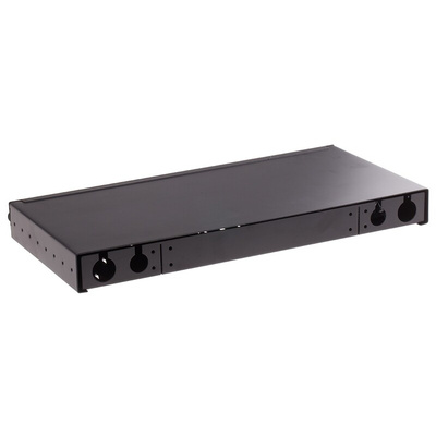 RS PRO 12 Port Single Mode Duplex Fibre Optic Patch Panel With 12 Ports Populated, 1U