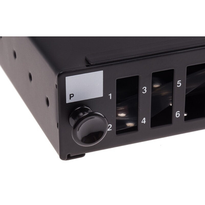 RS PRO Multimode Duplex Fibre Optic Patch Panel With 24 Ports Populated, 1U
