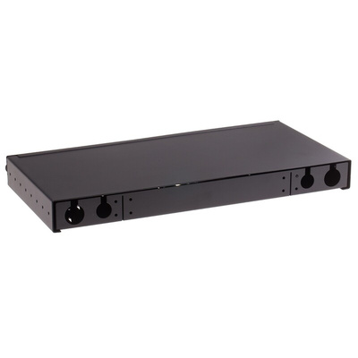 RS PRO Single Mode Duplex Fibre Optic Patch Panel With 12 Ports Populated, 1U