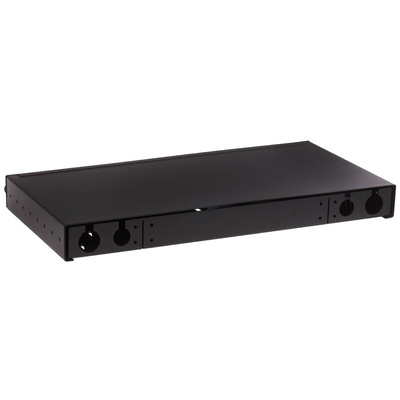 RS PRO 24 Port SC Single Mode Duplex Fibre Optic Patch Panel With 24 Ports Populated, 1U