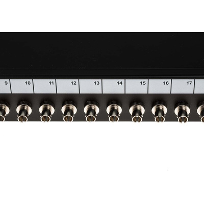 RS PRO 24 Port ST Multimode Fibre Optic Patch Panel With 24 Ports Populated, 1U