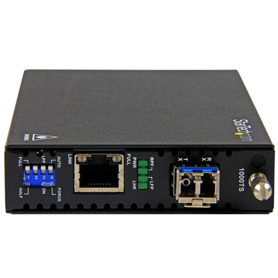StarTech.com LC, RJ45 Media Converter, Single Mode, 10/100/1000Mbit/s, Half/Full Duplex 10km