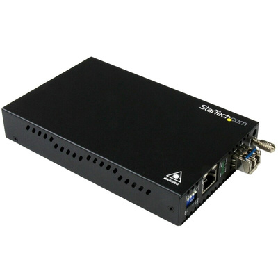 StarTech.com LC, RJ45 Media Converter, Single Mode, 10/100/1000Mbit/s, Half/Full Duplex 10km