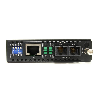 StarTech.com RJ45, SC Media Converter, Multi Mode, 10/100Mbit/s, Half/Full Duplex 2km
