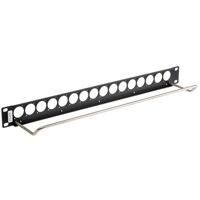 XLR 16 Port Audio, Video Patch Panel, 1U Rack Height