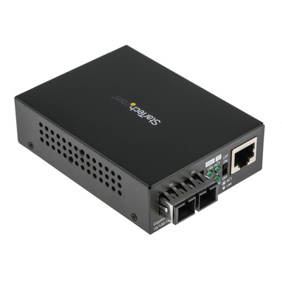 StarTech.com RJ45, SC Media Converter, Multi Mode, 10/100/1000Mbit/s, Full Duplex 550m