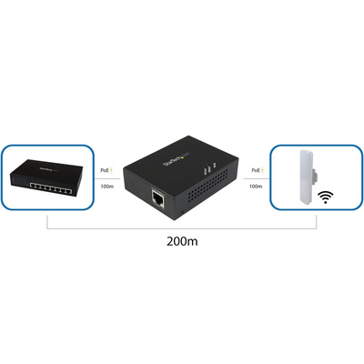 StarTech.com RJ45 Media Converter, 10/100/1000Mbit/s, Full Duplex