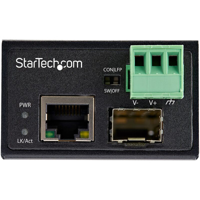 StarTech.com RJ45, SFP Ethernet Media Converter, Single Mode, Multi Mode, 10 Mbps, 100 Mbps, Full Duplex 100m