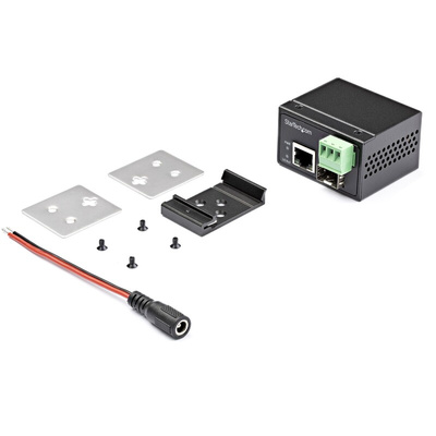 StarTech.com RJ45, SFP Ethernet Media Converter, Single Mode, Multi Mode, 10 Mbps, 100 Mbps, Full Duplex 100m