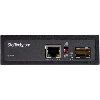 StarTech.com RJ45, SFP Ethernet Media Converter, Single Mode, Multi Mode, 10 Mbps, 100 Mbps, 1000 Mbps, Full Duplex