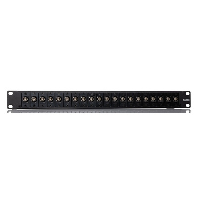 BNC 20 Port Loaded Rack Patch Panel, 1U Rack Height