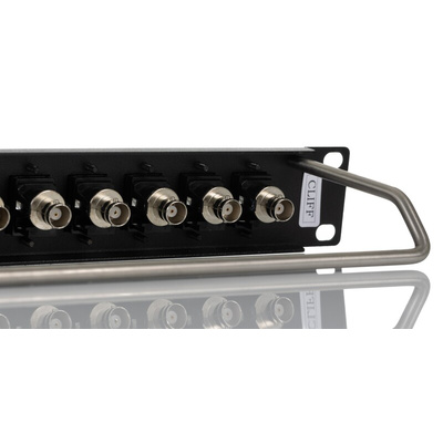 BNC 20 Port Loaded Rack Patch Panel, 1U Rack Height