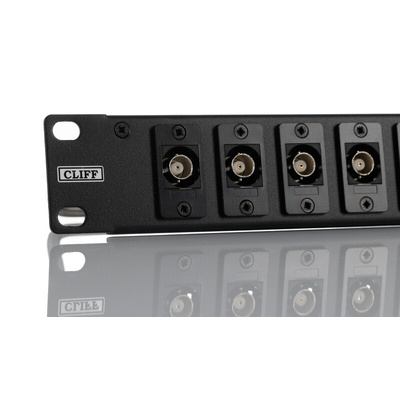 BNC 20 Port Loaded Rack Patch Panel, 1U Rack Height