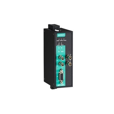 MOXA RS232, RS422, RS485 Ethernet Media Converter, Single Mode, Full Duplex 45km