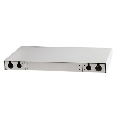 RS PRO 24 Port SC Multimode Duplex Fibre Optic Patch Panel With 24 Ports Populated, 1U