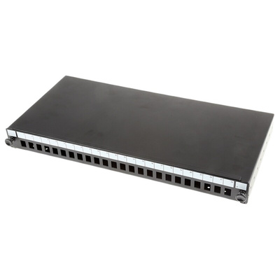 RS PRO 24 Port SC Single Mode Simplex Fibre Optic Patch Panel