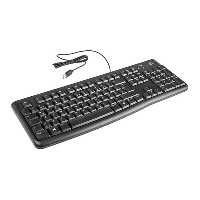 Logitech Keyboard Wired USB, QWERTZ Black