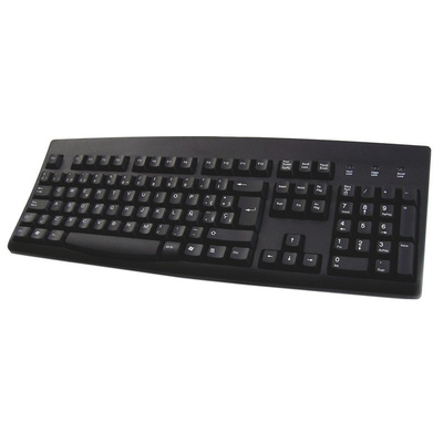 Ceratech Keyboard Wired PS/2, USB, QWERTY (Spain) Black