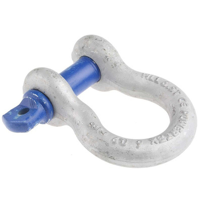 RS PRO Bow Shackle, Alloy Steel, 6.5t