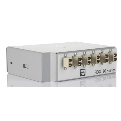 Phoenix Contact 6 Port LC Multimode Duplex Fibre Optic Patch Panel With 2 Ports Populated