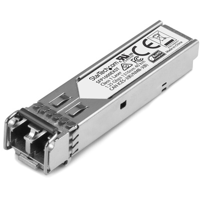 StarTech.com Cisco Compatible LC Single Mode Transceiver Module, Full Duplex, 1000Mbit/s