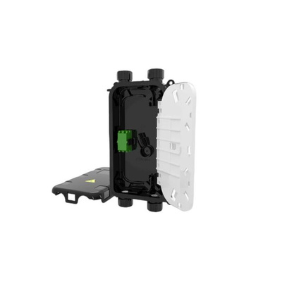 HellermannTyton Connectivity 2 Port LC Single Mode Fibre Optic Patch Panel With 2 Ports Populated