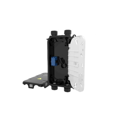 HellermannTyton Connectivity 2 Port LC Single Mode Fibre Optic Patch Panel With 2 Ports Populated