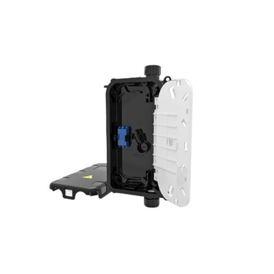 HellermannTyton Connectivity 2 Port LC Single Mode Fibre Optic Patch Panel With 1 Ports Populated