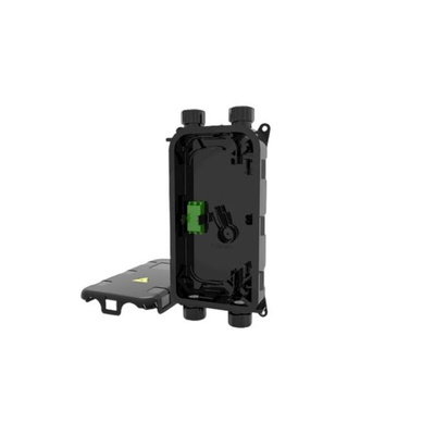 HellermannTyton Connectivity 2 Port LC Single Mode Fibre Optic Patch Panel With 1 Ports Populated