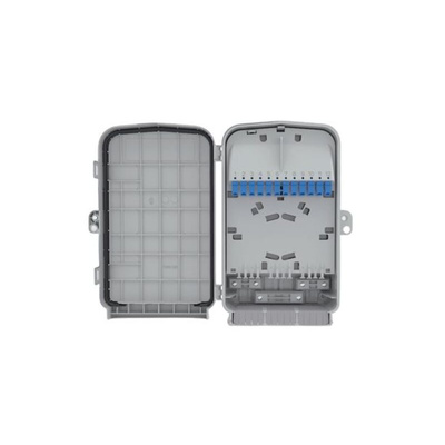HellermannTyton Connectivity 12 Port LC Multimode Fibre Optic Patch Panel With 12 Ports Populated