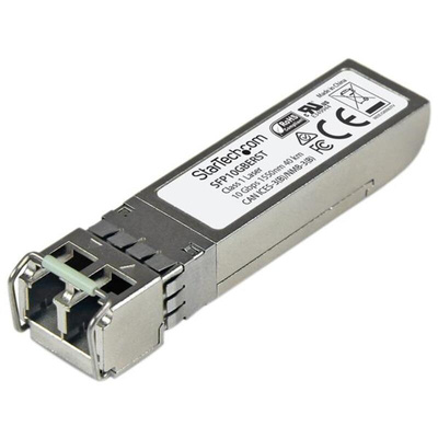 StarTech.com MSA Compatible LC Single Mode SFP Transceiver Module, Full Duplex, 10000Mbit/s