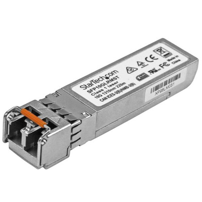 StarTech.com Cisco Compatible LC Multi Mode SFP Transceiver Module, Full Duplex, 10000Mbit/s