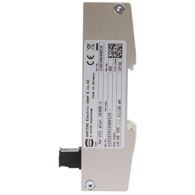 HARTING DIN Rail Mount Ethernet Switch, 4 RJ45 Ports, 10/100Mbit/s Transmission, 28/48V dc