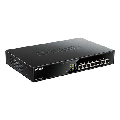 D-Link DGS-1008MP, Smart, Unmanaged 8 Port Ethernet Switch With PoE