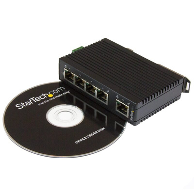 StarTech.com IES5102, Unmanaged 5 Port Ethernet Switch