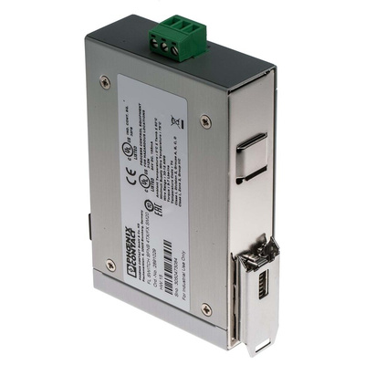 Phoenix Contact FL SWITCH SFNB 4TX/FX SM20 Series DIN Rail Mount Ethernet Switch, 4 RJ45 Ports, 100Mbit/s Transmission,