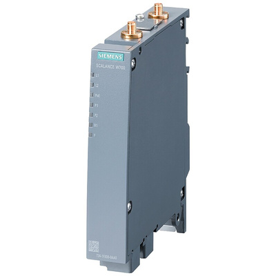 Siemens 6GK5734 Series DIN Rail, Wall Industrial Hub, 2 RJ45 Ports, 100 (Ethernet) Mbit/s, 300 (WLAN) Mbit/s