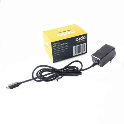 Okdo Raspberry Pi Power Supply, USB Type C with US Plug Type, 1.5m