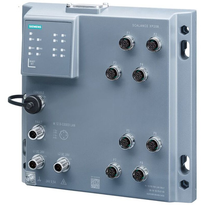 Siemens SCALANCE XP-200 Series Wall Mount Ethernet Switch, 0 RJ45 Ports, 10/100Mbit/s Transmission, 24V dc