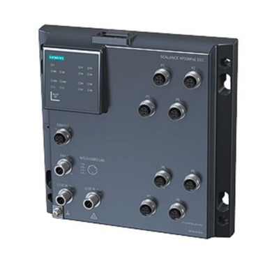 Siemens Wall Mount Ethernet Switch, 0 RJ45 Ports, 10/100Mbit/s Transmission, 54V dc