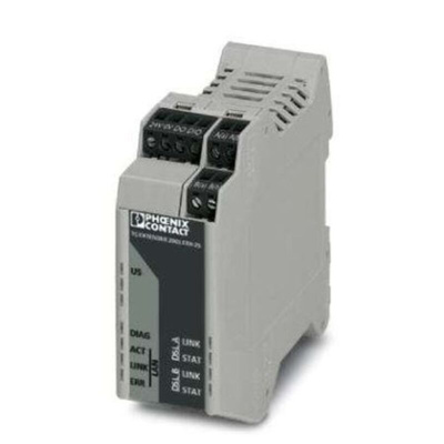 Phoenix Contact DIN Rail Mount Unmanaged Ethernet Switch, 1 RJ45 Ports, 10/100Mbit/s Transmission, 24V dc