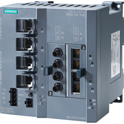 Siemens 6GK5308-2QG10-2AA2, Managed 8 Port Ethernet Switch