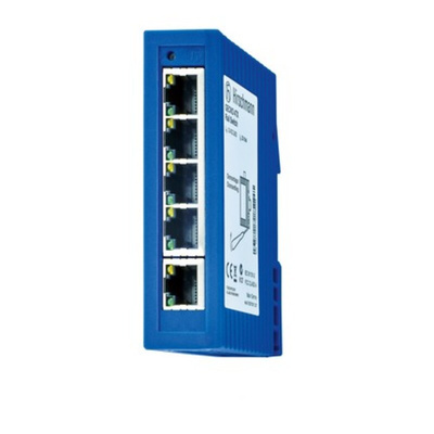 Hirschmann GECKO Series DIN Rail Mount Ethernet Switch, 5 RJ45 Ports, 100Mbit/s Transmission, 9.6 → 32V dc