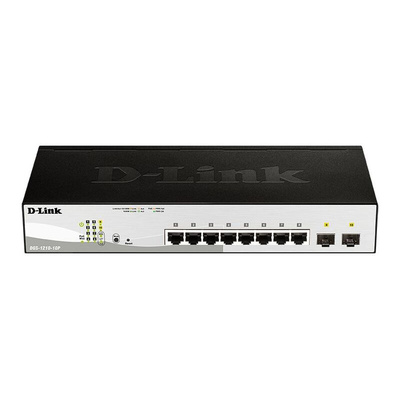 D-Link Wifi, Managed, Smart 10 Port Smart Switch With PoE EU
