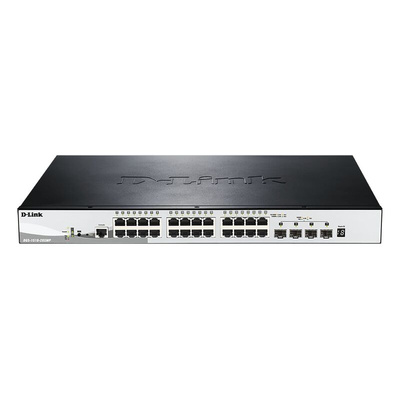 D-Link DGS-1510-28XMP, Managed, Smart 28 Port Smart Switch With PoE EU