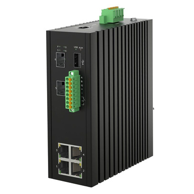Managed 4 Port Ethernet Switch, RJ-45