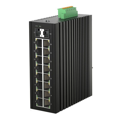 Managed 16 Port Ethernet Switch, RJ-45
