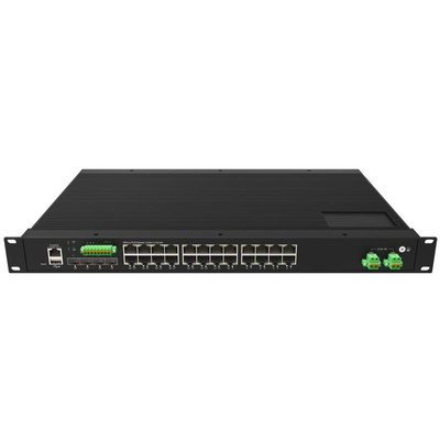 Managed 24 Port Ethernet Switch, RJ-45