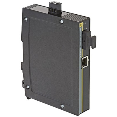 HARTING DIN Rail Mount Ethernet Switch, 1 RJ45 Ports, 10/100/1000Mbit/s Transmission, 48V dc